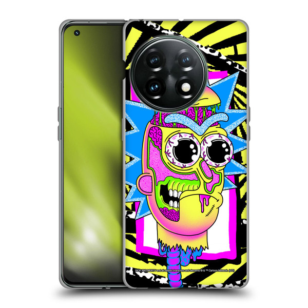 Rick And Morty Season 1 & 2 Graphics Rick Soft Gel Case for OnePlus 11 5G