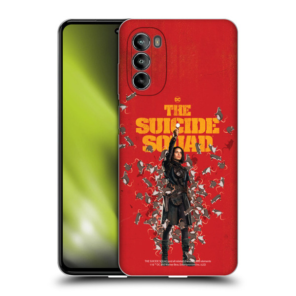 The Suicide Squad 2021 Character Poster Ratcatcher Soft Gel Case for Motorola Moto G82 5G