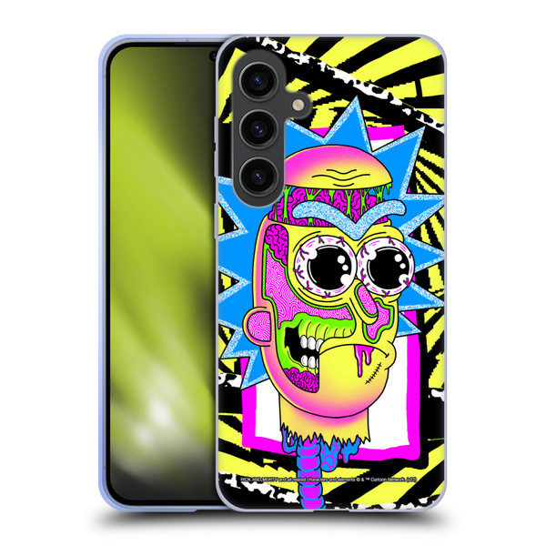Rick And Morty Season 1 & 2 Graphics Rick Soft Gel Case for Samsung Galaxy S24+ 5G