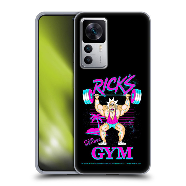 Rick And Morty Season 1 & 2 Graphics Rick's Gym Soft Gel Case for Xiaomi 12T 5G / 12T Pro 5G / Redmi K50 Ultra 5G