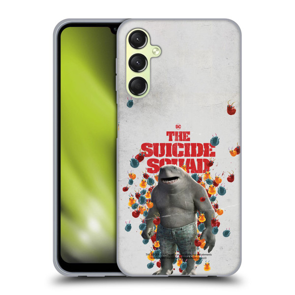 The Suicide Squad 2021 Character Poster King Shark Soft Gel Case for Samsung Galaxy A24 4G / Galaxy M34 5G