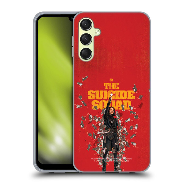 The Suicide Squad 2021 Character Poster Ratcatcher Soft Gel Case for Samsung Galaxy A24 4G / Galaxy M34 5G