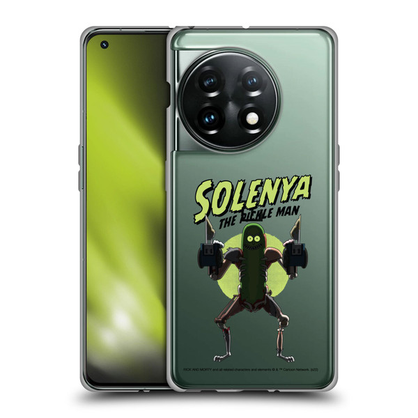 Rick And Morty Season 3 Character Art Pickle Rick Soft Gel Case for OnePlus 11 5G