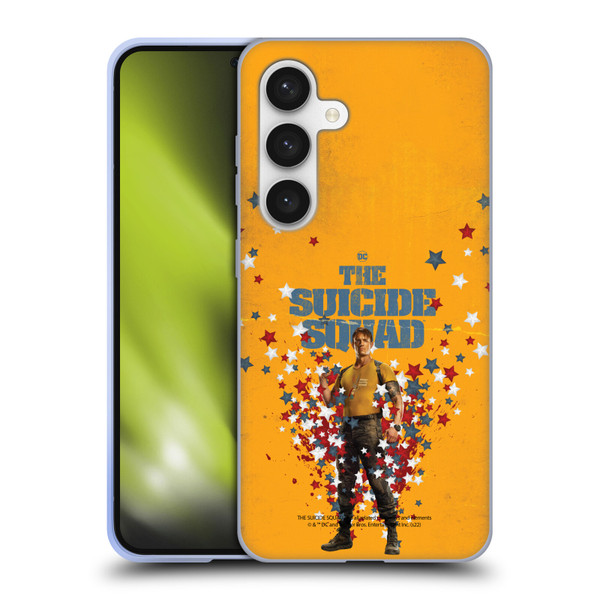 The Suicide Squad 2021 Character Poster Rick Flag Soft Gel Case for Samsung Galaxy S24 5G