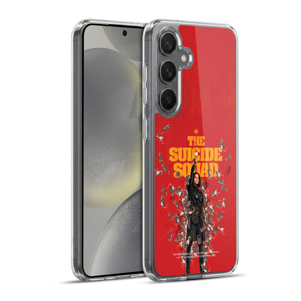 The Suicide Squad 2021 Character Poster Ratcatcher Soft Gel Case for Samsung Galaxy S24+ 5G & MagSafe