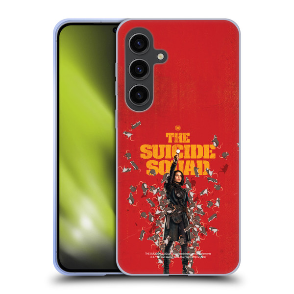 The Suicide Squad 2021 Character Poster Ratcatcher Soft Gel Case for Samsung Galaxy S24+ 5G