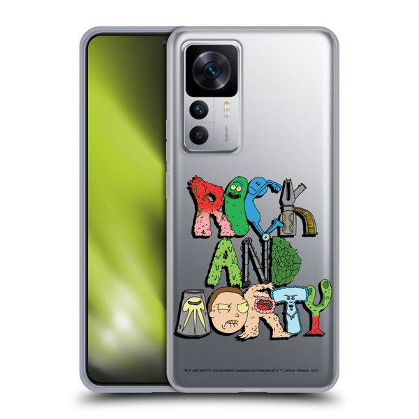Rick And Morty Season 3 Character Art Typography Soft Gel Case for Xiaomi 12T 5G / 12T Pro 5G / Redmi K50 Ultra 5G
