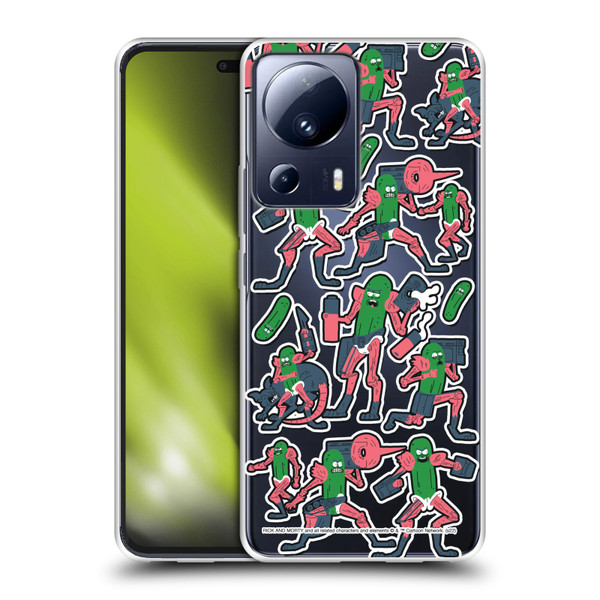 Rick And Morty Season 3 Character Art Pickle Rick Stickers Print Soft Gel Case for Xiaomi 13 Lite 5G