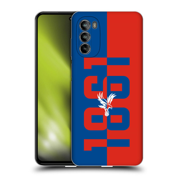 Crystal Palace FC Crest 1861 Soft Gel Case for Motorola Moto G82 5G