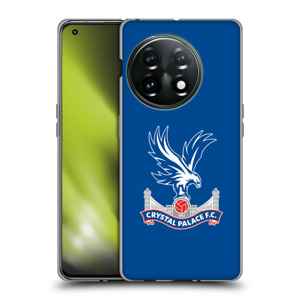 Crystal Palace FC Crest Plain Soft Gel Case for OnePlus 11 5G