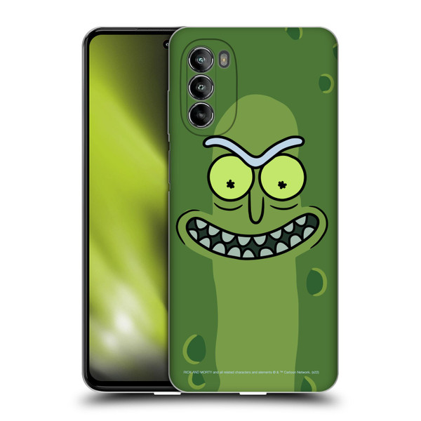 Rick And Morty Season 3 Graphics Pickle Rick Soft Gel Case for Motorola Moto G82 5G