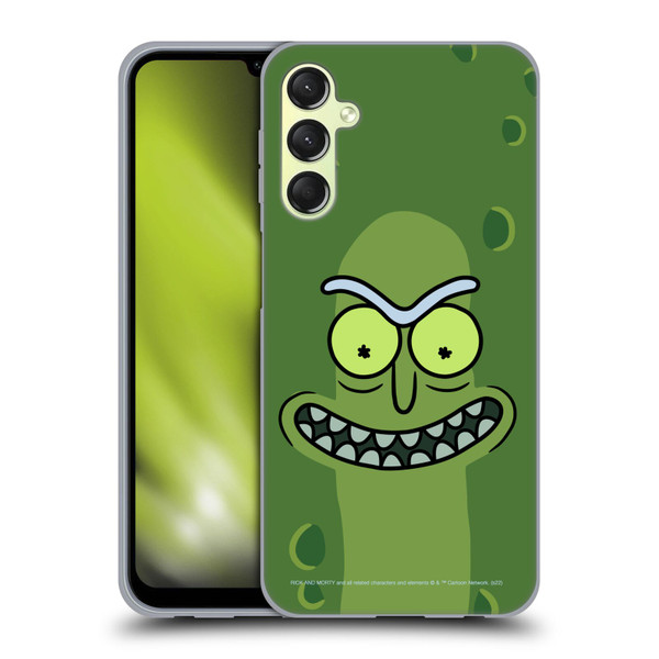 Rick And Morty Season 3 Graphics Pickle Rick Soft Gel Case for Samsung Galaxy A24 4G / Galaxy M34 5G