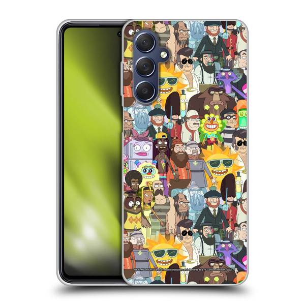 Rick And Morty Season 3 Graphics Parasite Soft Gel Case for Samsung Galaxy M54 5G