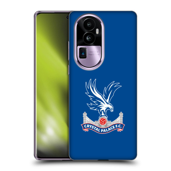 Crystal Palace FC Crest Plain Soft Gel Case for OPPO Reno10 Pro+