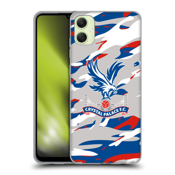 Crystal Palace FC Crest Camouflage Soft Gel Case for Samsung Galaxy A05