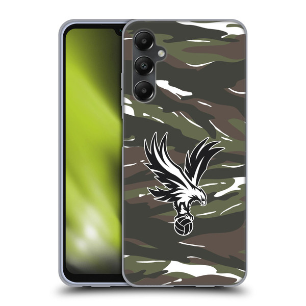 Crystal Palace FC Crest Woodland Camouflage Soft Gel Case for Samsung Galaxy A05s