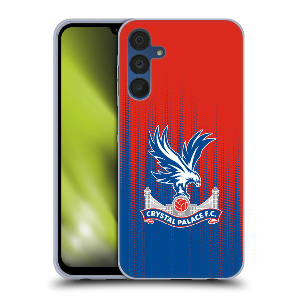 Crystal Palace FC Crest Halftone Soft Gel Case for Samsung Galaxy A15