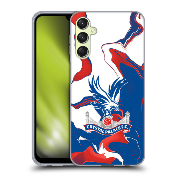 Crystal Palace FC Crest Marble Soft Gel Case for Samsung Galaxy A24 4G / Galaxy M34 5G
