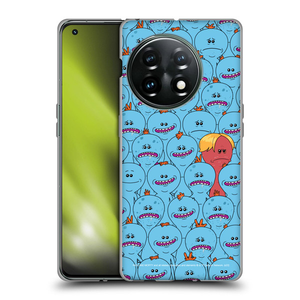 Rick And Morty Season 4 Graphics Mr. Meeseeks Pattern Soft Gel Case for OnePlus 11 5G