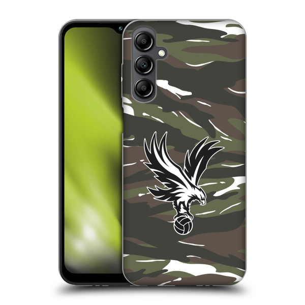 Crystal Palace FC Crest Woodland Camouflage Soft Gel Case for Samsung Galaxy M14 5G