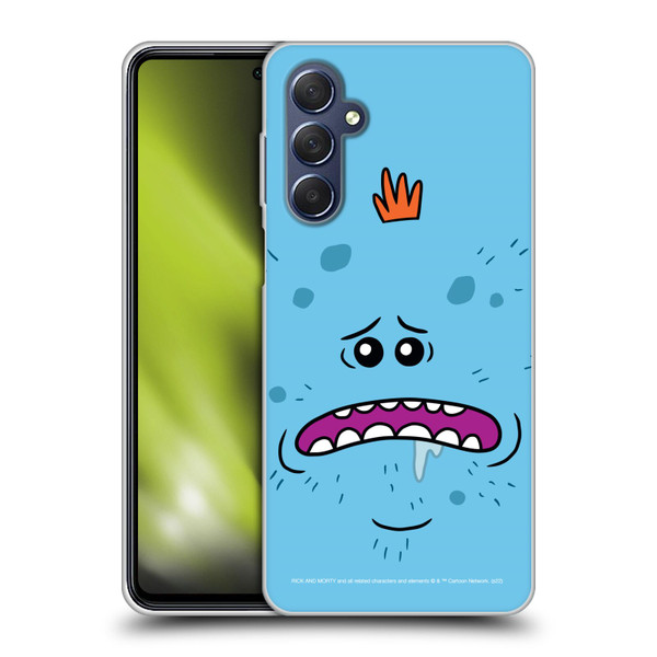 Rick And Morty Season 4 Graphics Mr. Meeseeks Soft Gel Case for Samsung Galaxy M54 5G