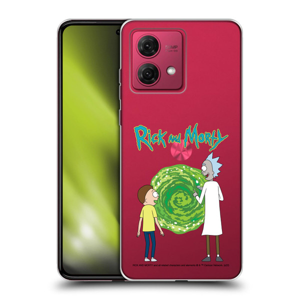 Rick And Morty Season 5 Graphics Character Art Soft Gel Case for Motorola Moto G84 5G