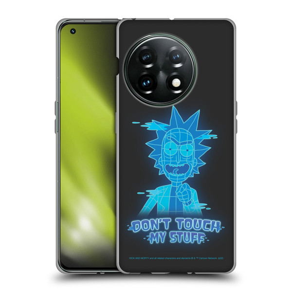 Rick And Morty Season 5 Graphics Don't Touch My Stuff Soft Gel Case for OnePlus 11 5G