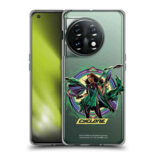 Black Adam Graphics Cyclone Soft Gel Case for OnePlus 11 5G