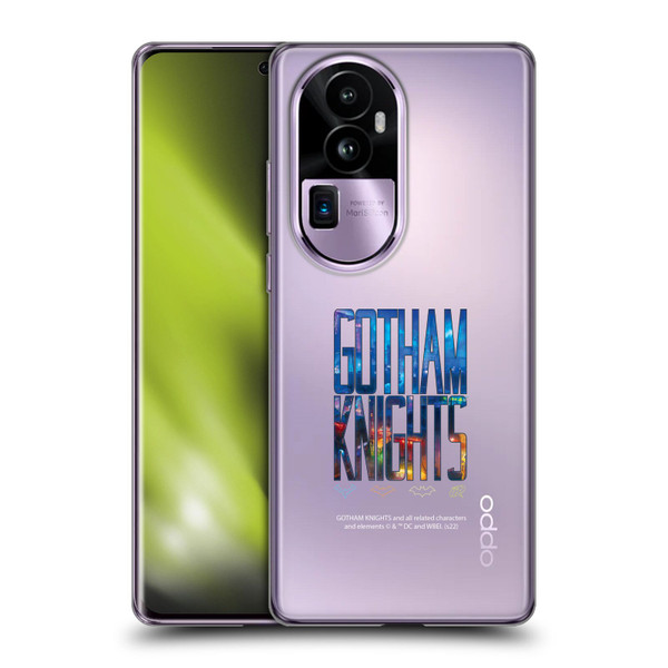 Gotham Knights Character Art Logo Soft Gel Case for OPPO Reno10 Pro+