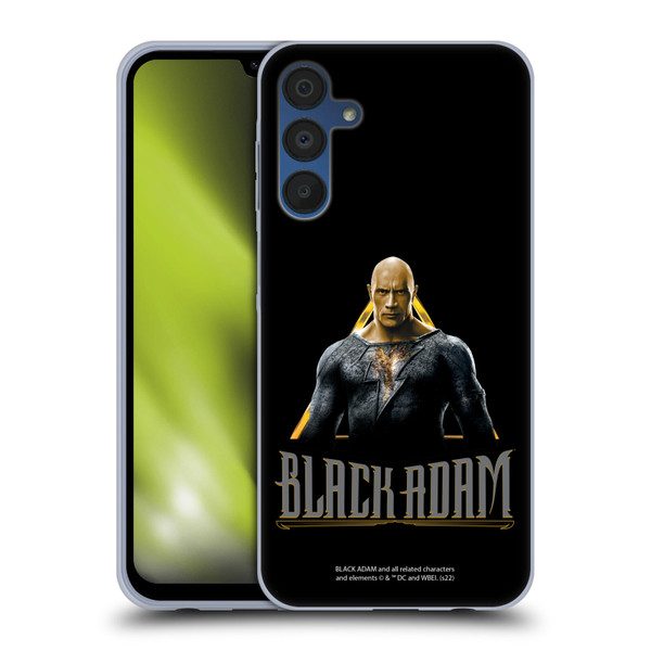 Black Adam Graphics Black Adam Soft Gel Case for Samsung Galaxy A15