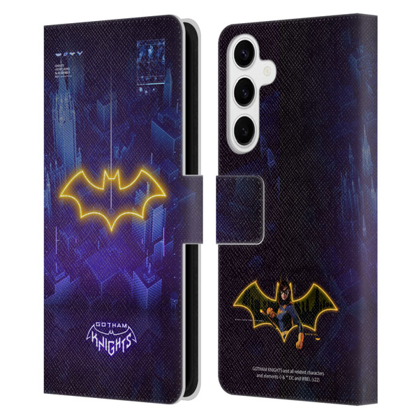 Gotham Knights Character Art Batgirl Leather Book Wallet Case Cover For Samsung Galaxy S24+ 5G