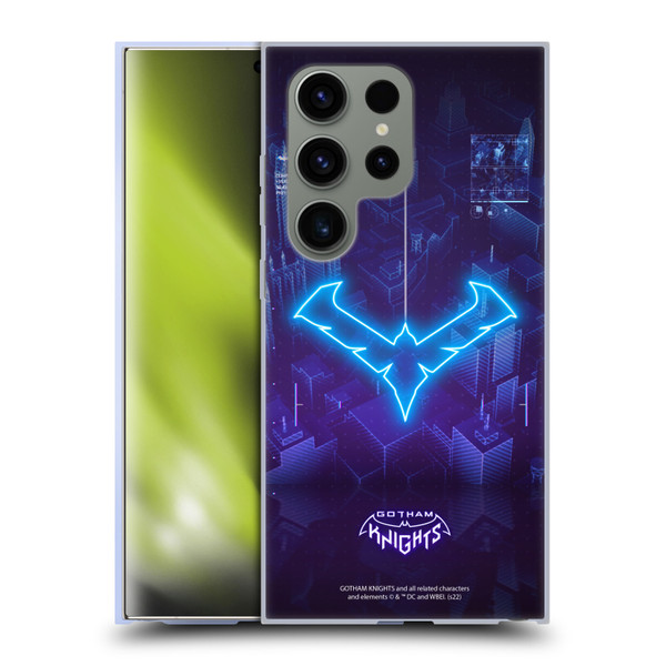 Gotham Knights Character Art Nightwing Soft Gel Case for Samsung Galaxy S24 Ultra 5G
