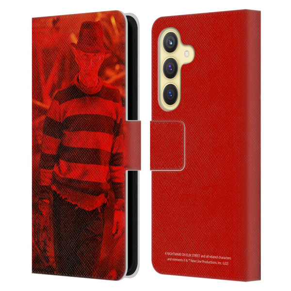 A Nightmare On Elm Street 3 Dream Warriors Graphics Freddy 2 Leather Book Wallet Case Cover For Samsung Galaxy S24 5G