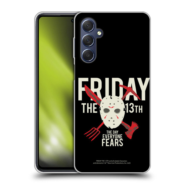 Friday the 13th 1980 Graphics The Day Everyone Fears Soft Gel Case for Samsung Galaxy M54 5G