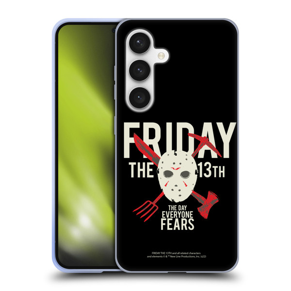 Friday the 13th 1980 Graphics The Day Everyone Fears Soft Gel Case for Samsung Galaxy S24 5G