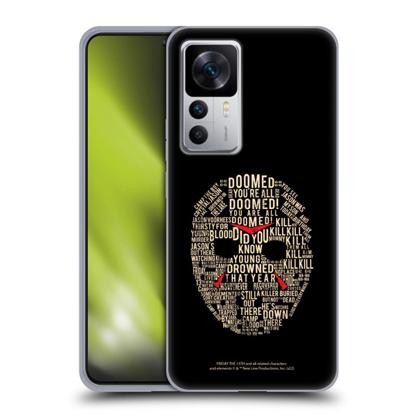 Friday the 13th 1980 Graphics Typography Soft Gel Case for Xiaomi 12T 5G / 12T Pro 5G / Redmi K50 Ultra 5G