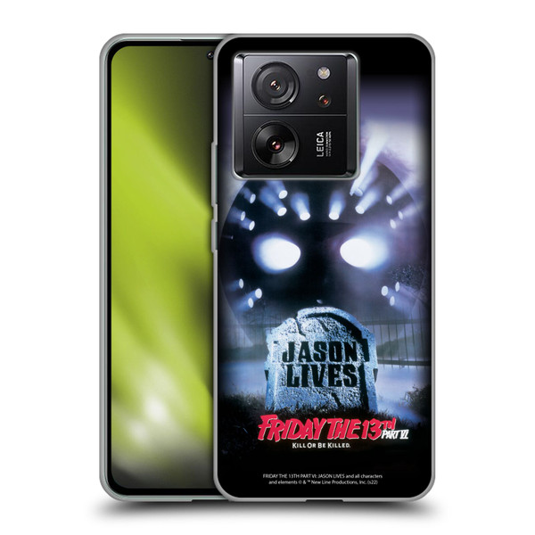 Friday the 13th Part VI Jason Lives Key Art Poster Soft Gel Case for Xiaomi 13T 5G / 13T Pro 5G