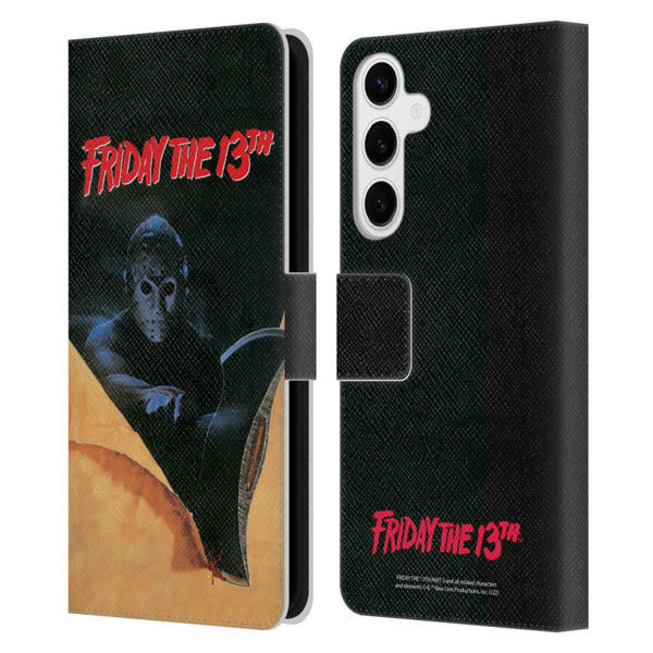 Friday the 13th Part III Key Art Poster 2 Leather Book Wallet Case Cover For Samsung Galaxy S24+ 5G