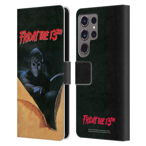 Friday the 13th Part III Key Art Poster 2 Leather Book Wallet Case Cover For Samsung Galaxy S24 Ultra 5G