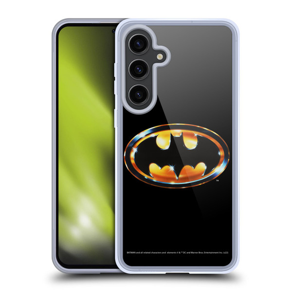Batman (1989) Key Art Logo Soft Gel Case for Samsung Galaxy S24+ 5G
