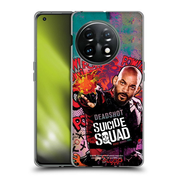 Suicide Squad 2016 Graphics Deadshot Poster Soft Gel Case for OnePlus 11 5G