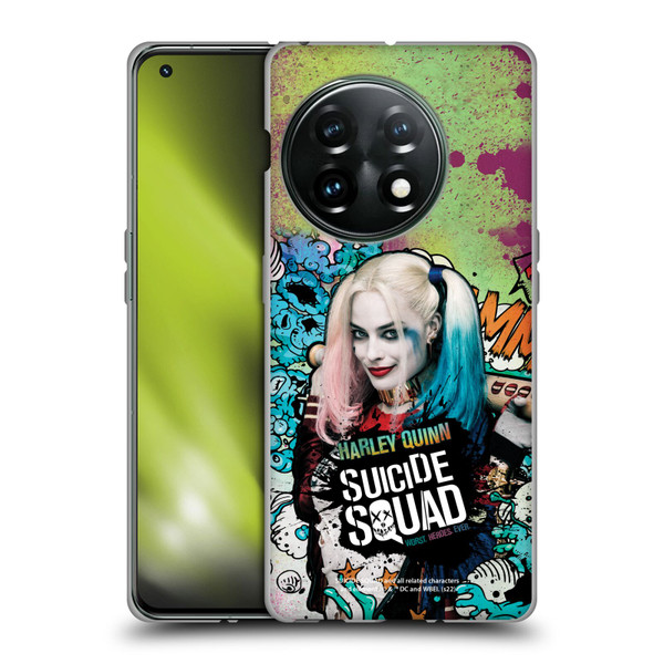 Suicide Squad 2016 Graphics Harley Quinn Poster Soft Gel Case for OnePlus 11 5G