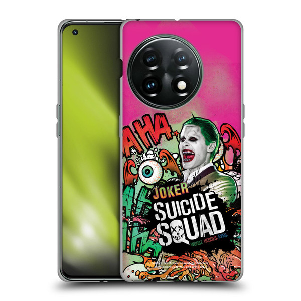 Suicide Squad 2016 Graphics Joker Poster Soft Gel Case for OnePlus 11 5G