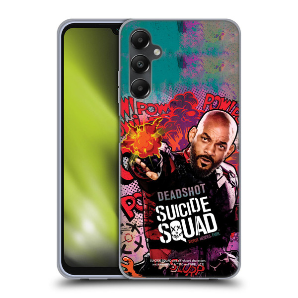 Suicide Squad 2016 Graphics Deadshot Poster Soft Gel Case for Samsung Galaxy A05s