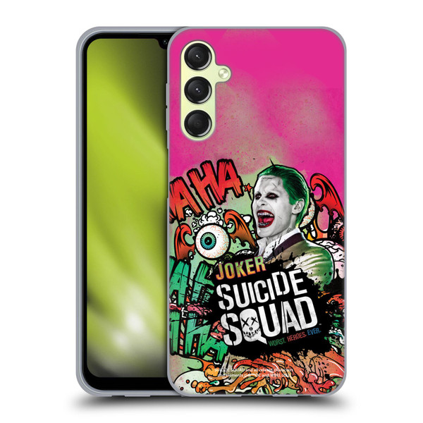 Suicide Squad 2016 Graphics Joker Poster Soft Gel Case for Samsung Galaxy A24 4G / Galaxy M34 5G