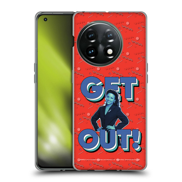 Seinfeld Graphics Get Out! Soft Gel Case for OnePlus 11 5G