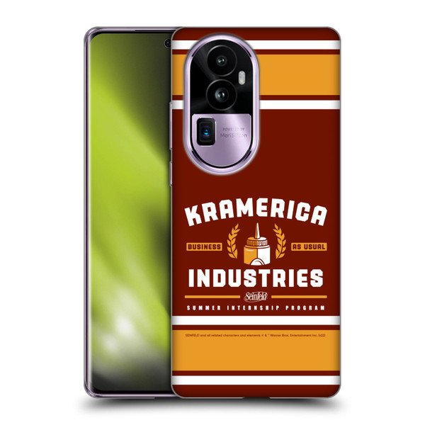 Seinfeld Graphics Kramerica Industries Soft Gel Case for OPPO Reno10 Pro+