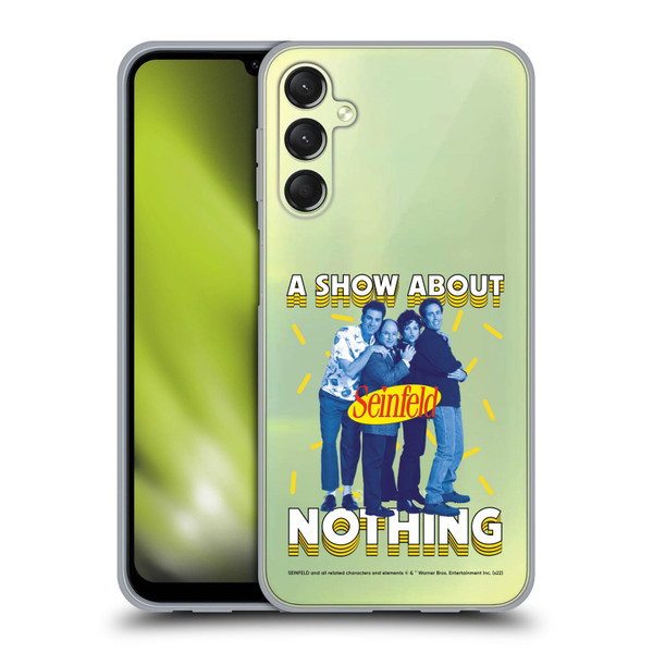 Seinfeld Graphics A Show About Nothing Soft Gel Case for Samsung Galaxy A24 4G / Galaxy M34 5G