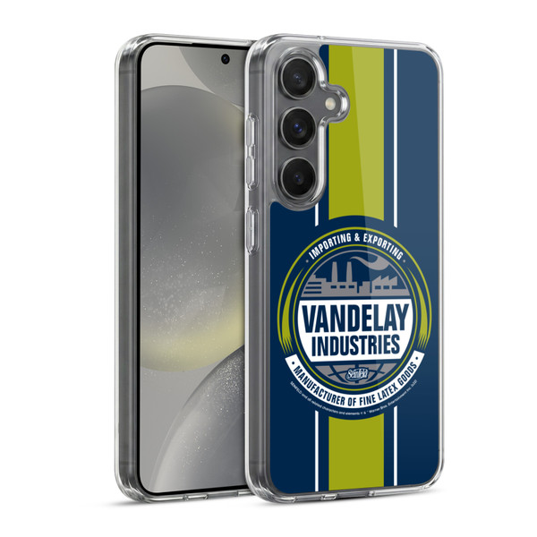 Seinfeld Graphics Vandelay Industries Soft Gel Case for Samsung Galaxy S24 5G & MagSafe
