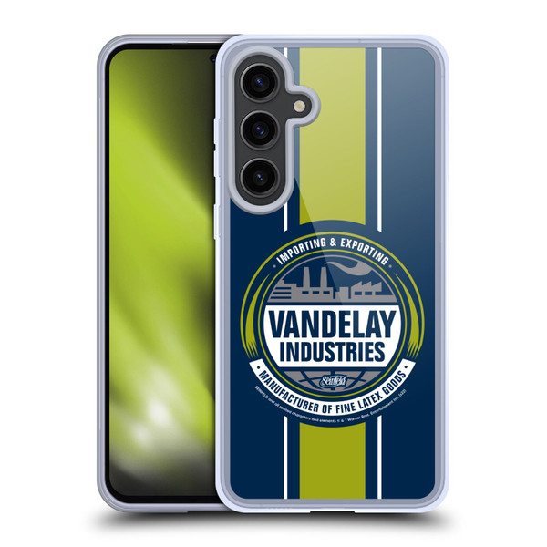 Seinfeld Graphics Vandelay Industries Soft Gel Case for Samsung Galaxy S24+ 5G